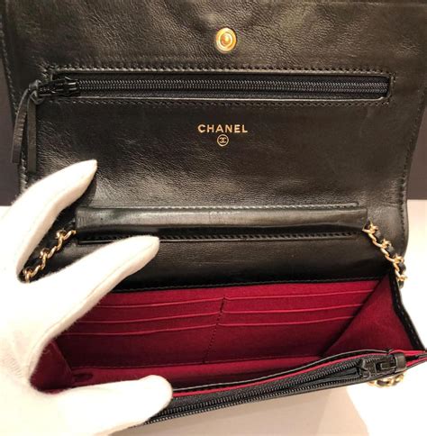 chanel classic wallet price|authentic chanel lambskin wallet.